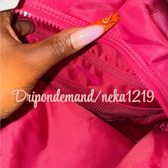 Lululemon New Crew Backpack 22L Updated- Raspberry Coulis